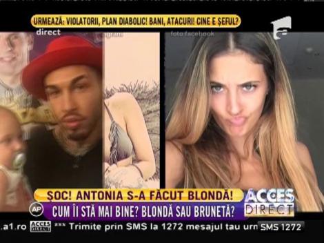Acces Direct. Șoc, schimbare de look! Antonia s-a făcut blondă, iar fanii sunt în extaz
