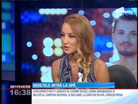 Începe sezonul 3 al super show-ului "Splash, vedete la apă!" Flavia Mihășan, debut spectaculos: "Nu știam că am frică de înălțime"