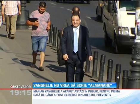 Vanghelie nu vrea să scrie cărţi