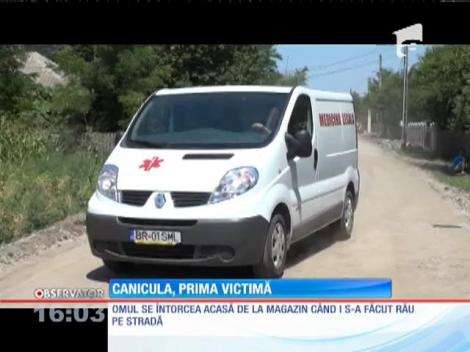 Canicula a făcut prima victimă, în Brăila