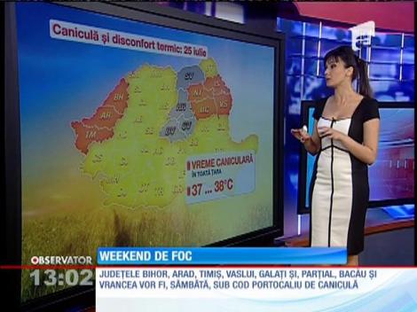 Ne aşteaptă un weekend de foc cu peste 45 de grade la soare