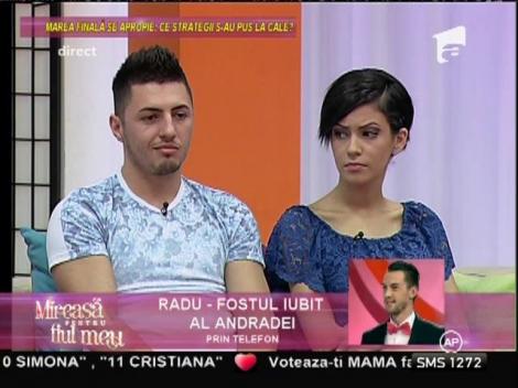 Radu, reacţie furtunoasă la adresa Andradei: Nu vreau să mai aud de ea. Îmi doresc să fiu lăsat în pace