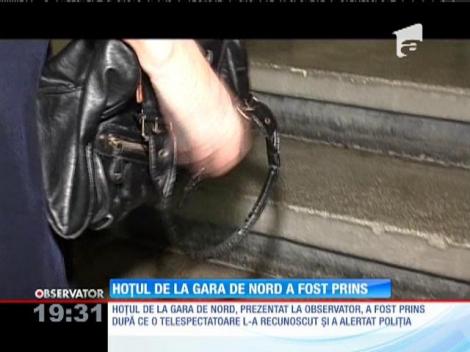Hoţul de la Gara de Nord a fost prins
