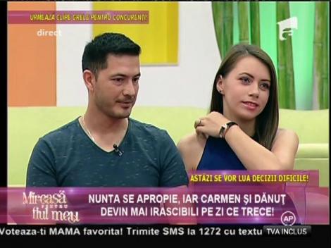 Dragoste cu năbădăi între Carmen şi Dănuţ!