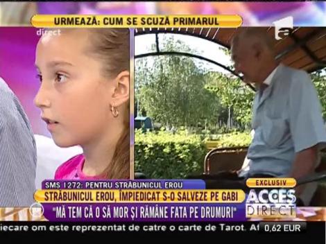 Tata Gheorghe: "Mă tem că o să mor şi rămâne fata pe drumuri"