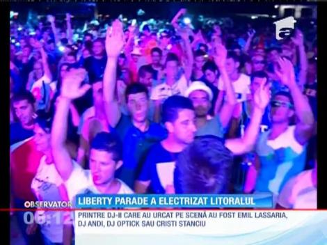 Liberty Parade, cel mai mare eveniment dance din România, a electrizat litoralul