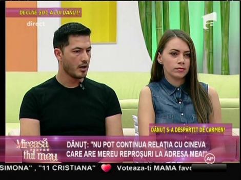 Dănuţ şi Carmen de la "Mireasă pentru fiul meu" s-au despărţit!