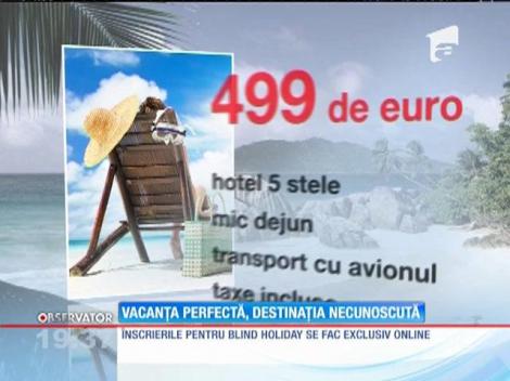 Blind holiday, un nou concept de turism lansat recent în România