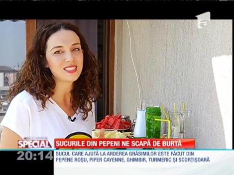 SPECIAL! Sucurile din pepeni ne scapă de burtă