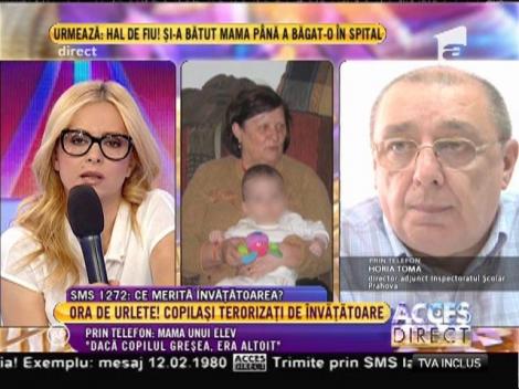 Mama unui elev, acuzații grave la adresa învățătoarei din Ploiești: "Dacă greșea copilul era altoit"
