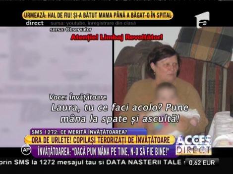 Ora de urlete! Copilași terorizați de învățătoare!