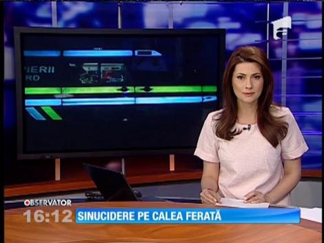 Un bărbat s-a aruncat în fața unui tren în gara din Petroşani