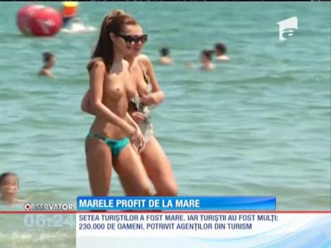 Afaceriştii, cei mai bucuroşi după cel mai aglomerat weekend de la mare