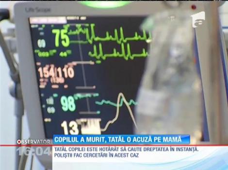 Un bărbat din Mehedinţi își acuză fosta soție de moartea unicului său copil