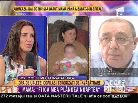 Horia Toma, director adjunct ISP Prahova: "Nu putem să o dăm afară pentru că am încălca prevederile din codul muncii!"