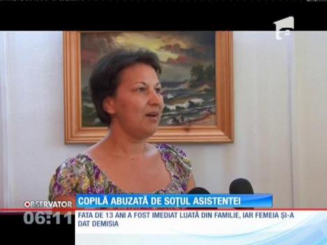 Copilă abuzată de soțul asistentei