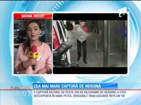 Captură record de heroină în Vama Petea