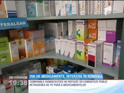 700 de medicamente, interzise în România