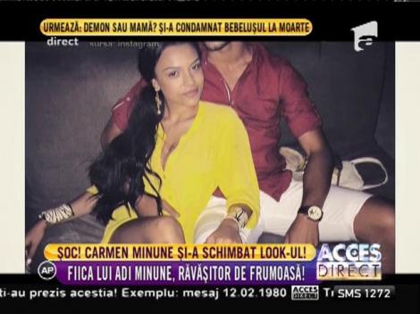 Carmen Minune şi-a schimbat look-ul!