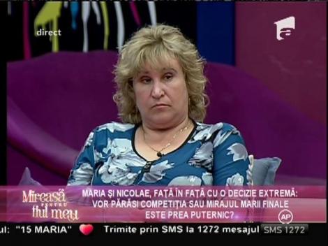 Maria şi Nicolae, faţă în faţă cu o decizie extremă. Vor părăsi competiţia?