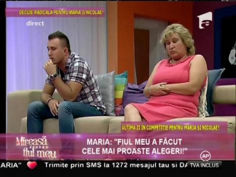 Momente tensionate la "Mireasă pentru fiul meu!" Nicolae a părăsit competiţia, fără acordul mamei sale!