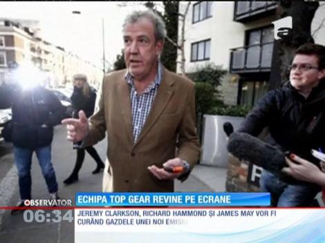 Echipa de prezentatori a emisiunii Top Gear revine pe ecrane