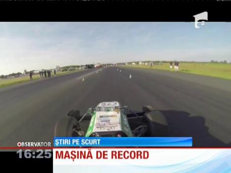 O maşină electrică a stabilit un record mondial pentru accelerarea de la 0 la 100 de kilometri