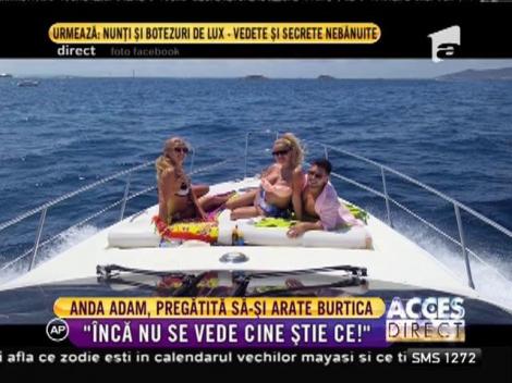 Viitoarea mămică, Anda Adam, pregătită să-şi arate burtica!
