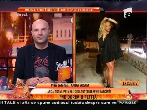 Anda Adam, primele declaraţii despre sarcină