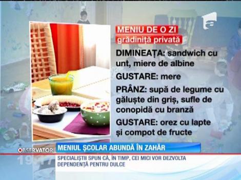 Statistica arată că tot mai mulţi copii suferă de obezitate. Nici nu ne mai miră dacă ne gândim că, până şi la grădiniţă sunt îndopaţi cu zahăr