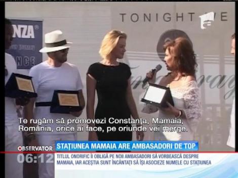 Actriţa Kristanna Loken şi luptătorul Remy Bonjasky au devenit cei mai noi ambasadori ai staţiunii Mamaia