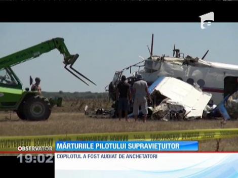 Defecţiunile tehnice ar fi fost cauza prăbuşirii avionului utilitar, pe un câmp din Brăila