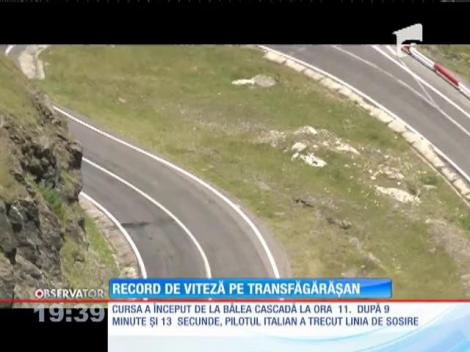 Record de viteză pe Transfăgărăşan