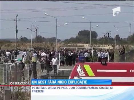 Pompierul care s-a sinucis, în curtea Facultăţii de Medicină din Cluj,  a fost înmormântat