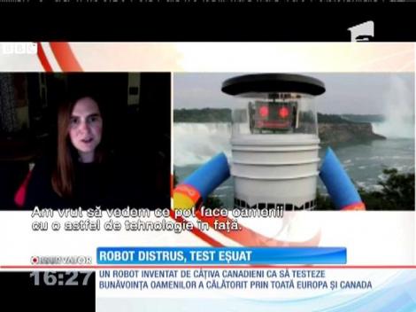 Robotul care a testat bunăvoinţa oamenilor