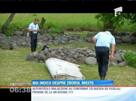 Se caută în continuare noi indicii legate de zborul MH 370