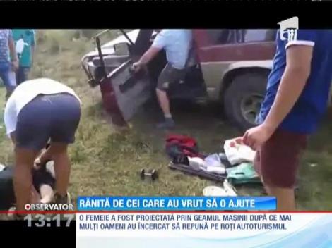 O femeie a fost rănită la un spectacol de off-road din Maramureş
