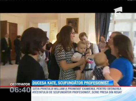 Ducesa Kate, scafandru cu acte în regulă