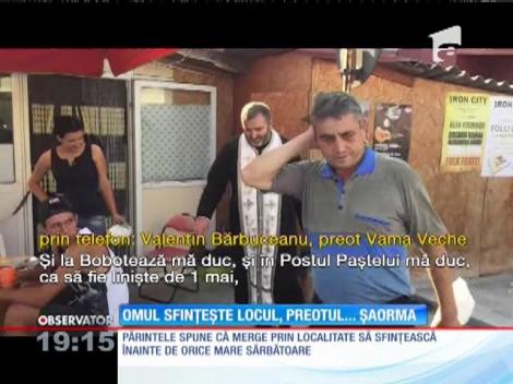 Păcatele din Vama Veche, curăţate cu apă sfinţită