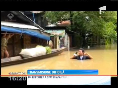 Reporter birmanez devenit vedetă pe internet