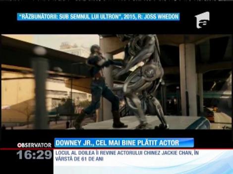 Robert Downey Jr, cel mai bine plătit actor