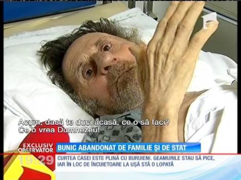 Un bătrân din Dâmboviţa riscă să sfârşească într-o mizerie cruntă