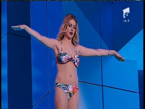 Lidia Buble e "nebuna bazinului"! Într-un costum de baie extrem de sexy, a sărit de la cinci metri în picioare