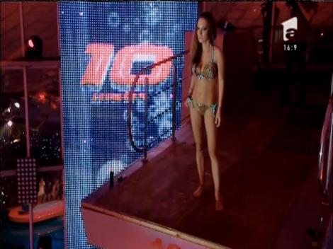 Andreea Antonescu, săritură de excepţie la "Splash! Vedete la apă"! Era cât pe ce să se înece, dar a urcat la zece metri