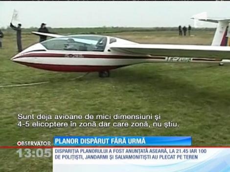 Planor dispărut de 24 de ore, familia pilotului disperată