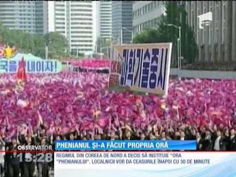 Coreea de Nord şi-a făcut propria oră