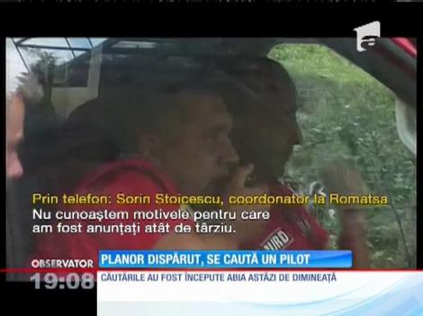 Pilot dispărut în munţi, cu tot cu planor!