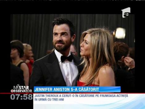 Jennifer Aniston s-a căsătorit din nou