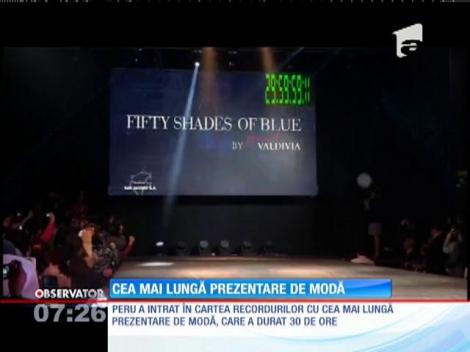 Cea mai lungă prezentare de modă a avut loc în Peru