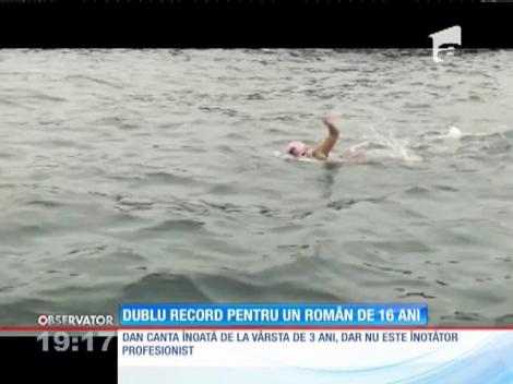 Românul care a traversat înot Canalul Mânecii a stabilit un dublu record